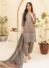 Dilkash By MTF Chikankari Embroidered Lawn Unstitched 3 Piece Suit - MTF24DL 01